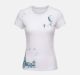 Ynot? T-shirt donna bianca fit con stampa Paris