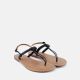 Ynot? Belen sandalo infradito flat donna Black