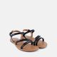 Ynot? Chantal sandalo flat donna Black