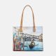 Ynot? Borsa Shopping Yes Bag Stampa Città
